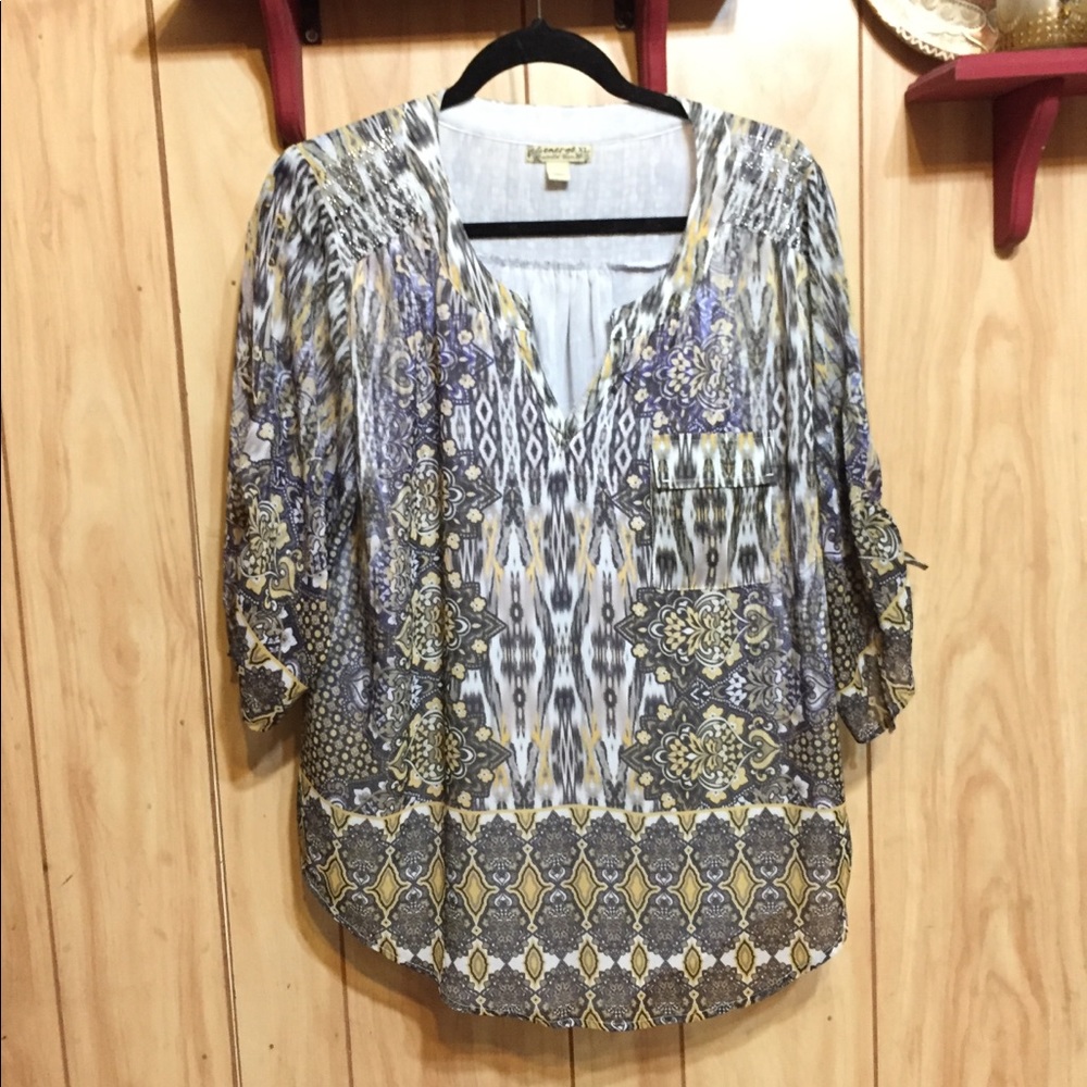 Xl boho style blouse.